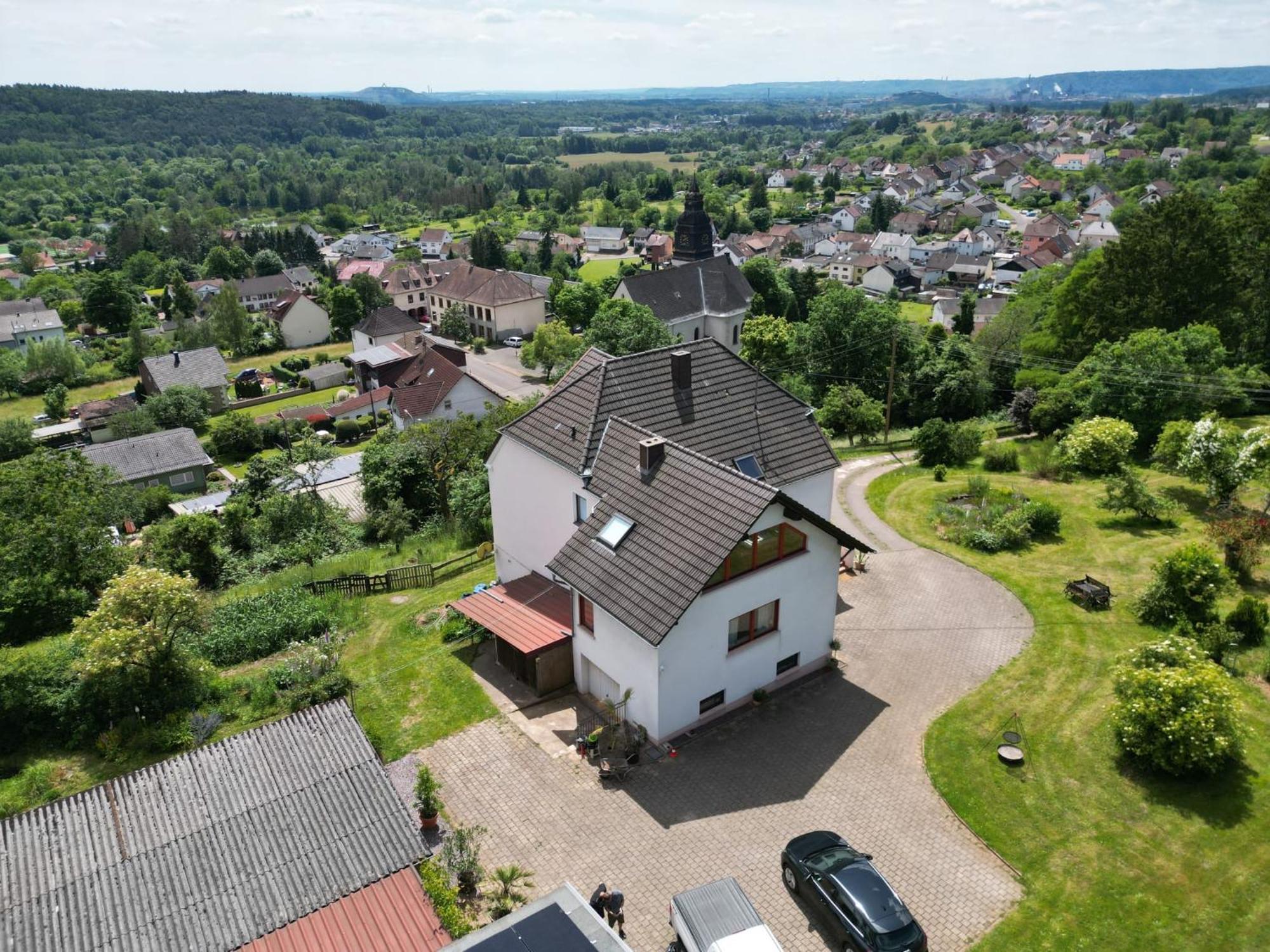 Villa Ueberblick Nalbach Buitenkant foto